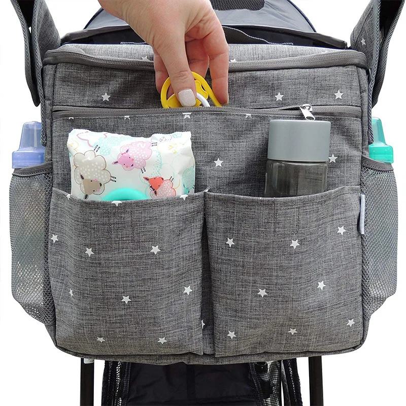 

ZK50 Stroller Hanging Bag Mommy Stroller Storage Bag Stroller Bag Storage Hanging Bag Multifunctional Large Capacity