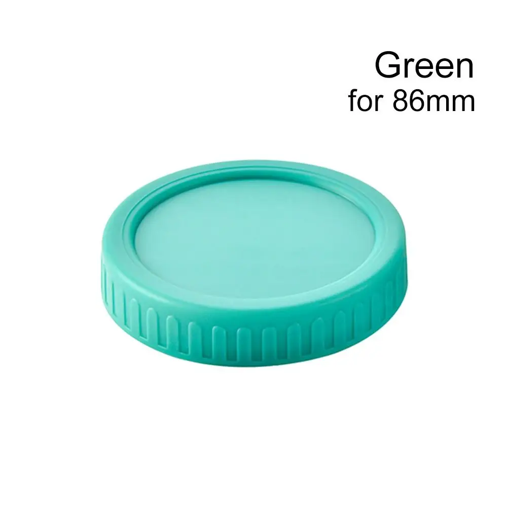 Reusable Leak-Proof Mason Jar Lids - Wide Mouth Plastic Sealing Covers