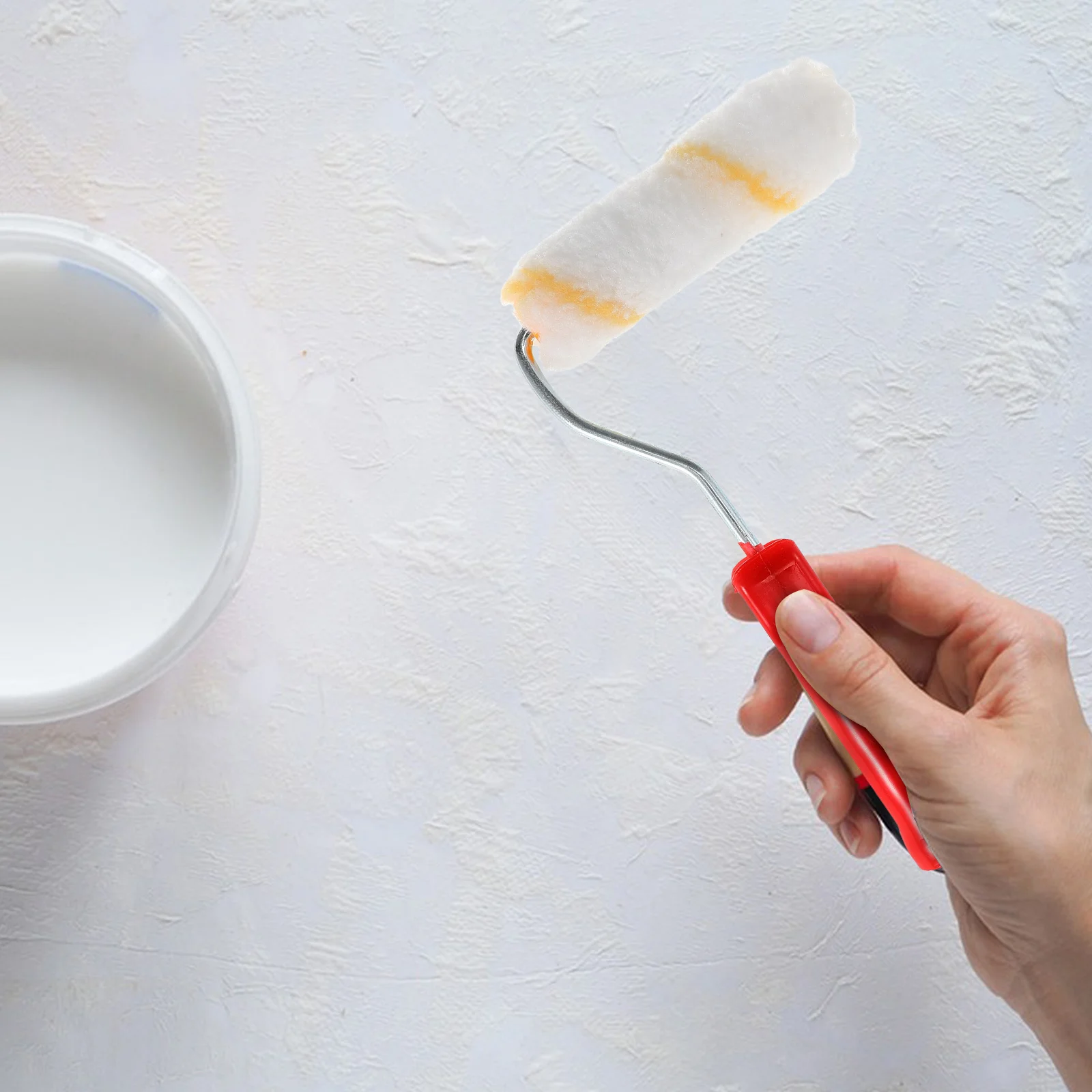 Small Paint Roller Kit With Handle Paint Roller Mini Mini Acrylic Fiber Trims Brush House Decoration Painting Rolle