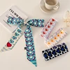 120cm Striped Love Double-layer Simulation Silk Scarf Twill Scarf Small Neck Scarf Tied Hand Small Ribbon Tied Bag Silk scarf 4