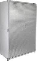Mega Lockable Storage Cabinet 48" W X 24" D X 72" H Granite Ribbed Side Panels Help Protect Against Dents and Divots From Impact 1