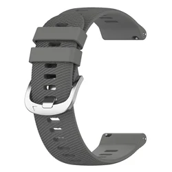18mm Silicone Watch Band Strap - Sleek & Comfortable Design - 18mm (3 Dark gray)