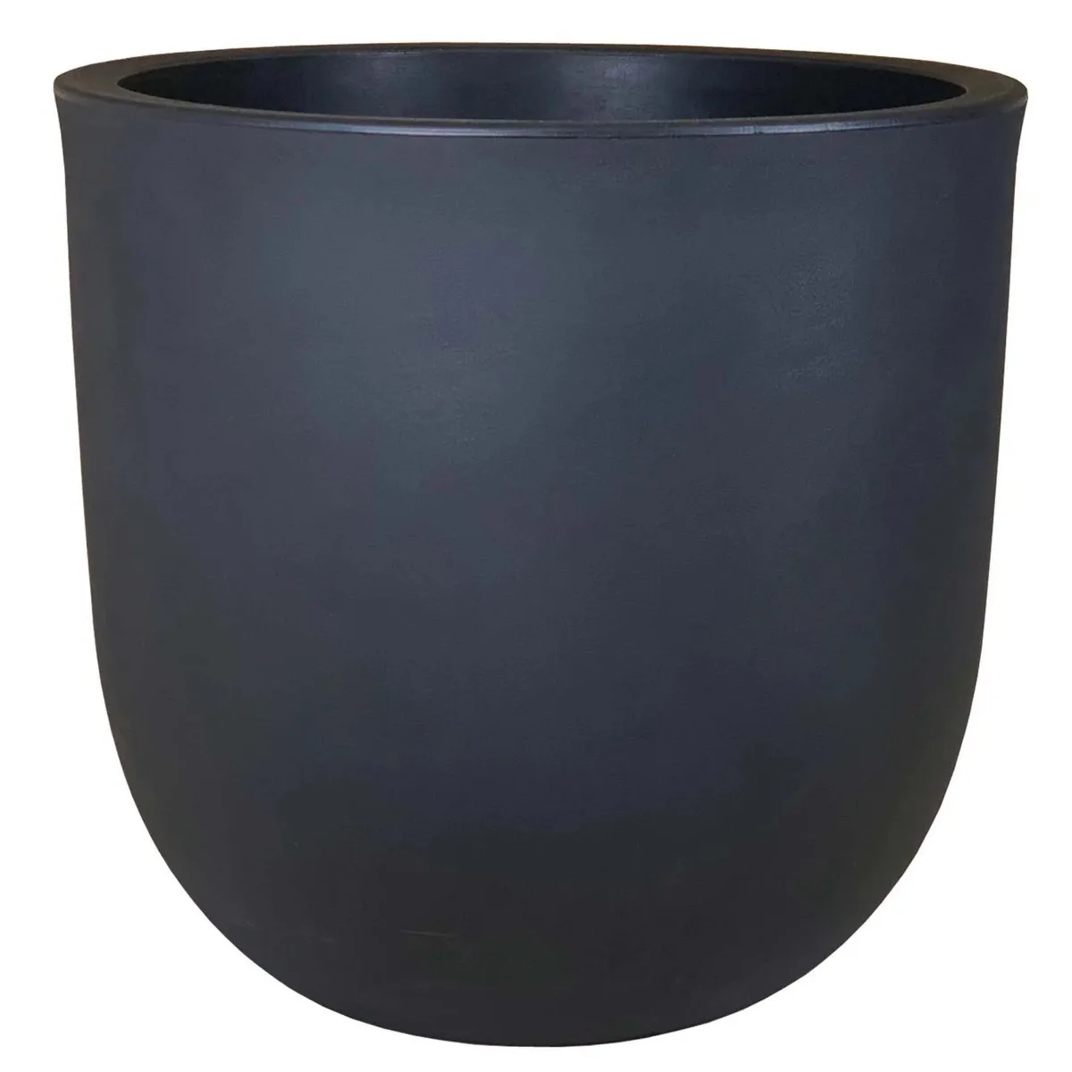 

Better Homes & Gardens 18in Mosswood Resin Planter, Matte Black