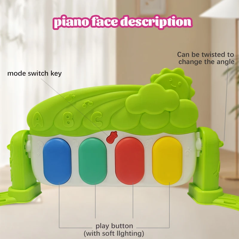Multifunctional Children Fitness Frame Toys Baby Music Pedal Piano Fitness Frame Puzzle Game Blanket Educational Mat Toy Gift play mat game mat