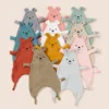 Cute Bear Baby Cotton Comforter Blanket Newborn Sleeping Dolls Rabbit Ears Sleep Toy Soothe Appease Towel Bibs Saliva Towel New 1