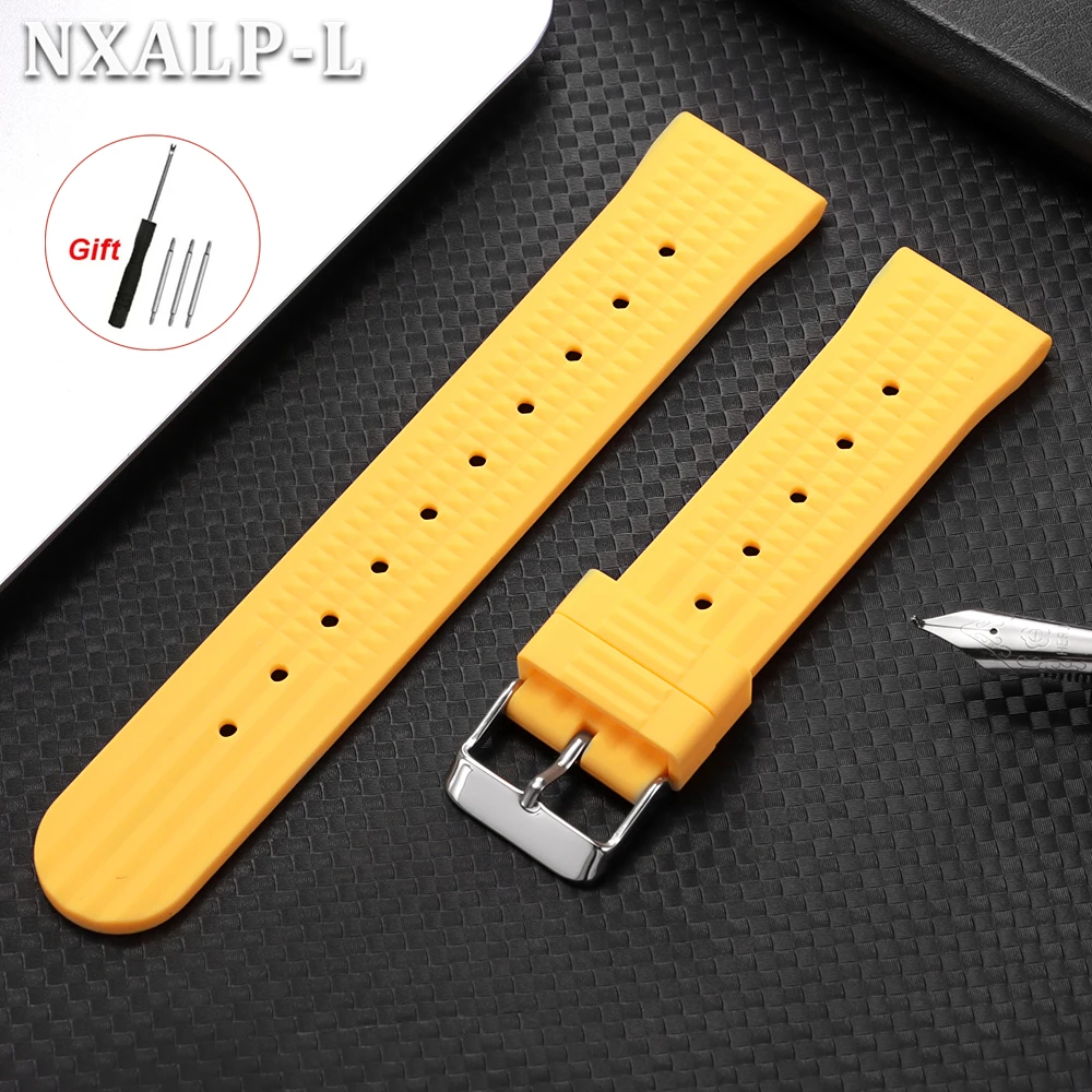 Deluxe Waterproof Silicone Waffle Watch Band - Soft & Stylish Replacement Strap