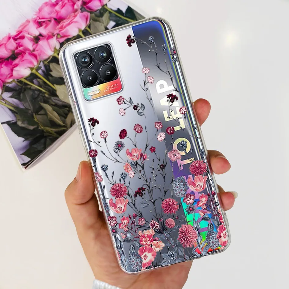 Fashion Butterfly Flower Soft Silicone TPU Phone Case