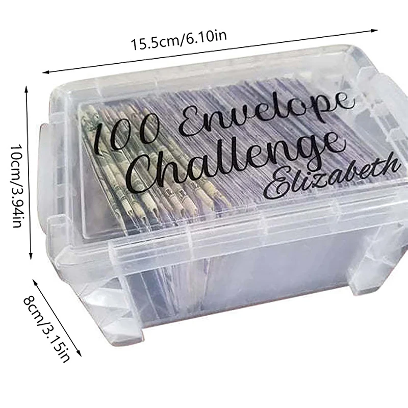 即購入OK★ボックス付き★100days savings challenge Dumyah: 100-Day Money Saving Challenge Box, Budgeting Cash