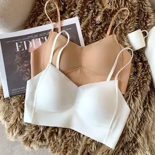 

Ultra-thin Sports Casual Sleep Girl Underwear Nude Photosensitive Surface Seamless Versatile Push-up Bra