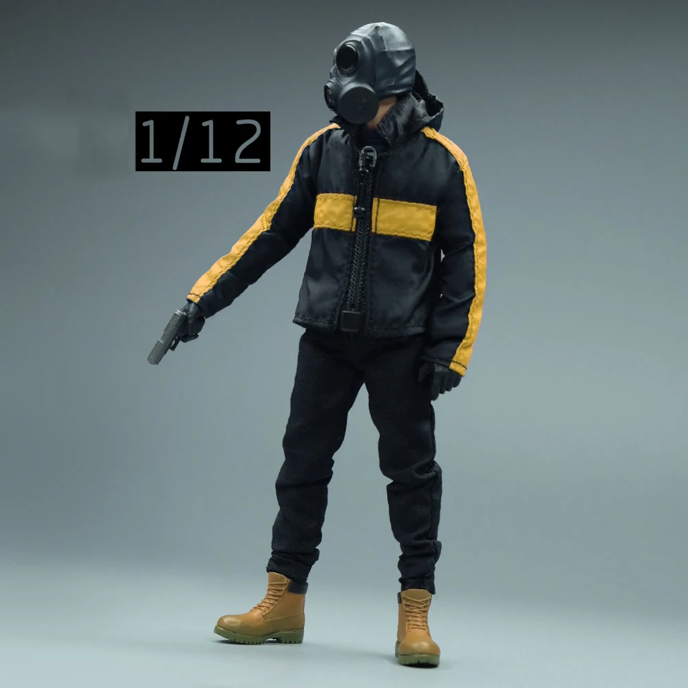 

Scale 1/12th 3ATOYS Casual Hoodie Coat Jacket No Body For 6inch DAM SHF Mezco Body Action Collectable