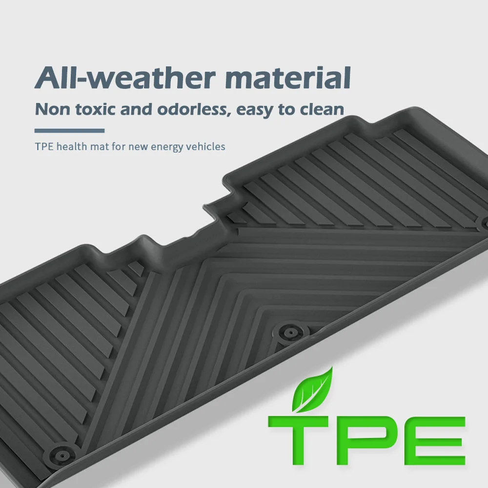 Car Floor Mats + Cargo Liner For New Chery iCAR V23 ,All Weather Waterproof TPE 3D Cargo Liner Accessories