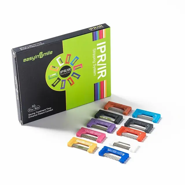 10packs EASYINSMILE Orthodontic Interproximal Reduction Strips Dental