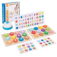 Children Arrow Direction Sensory Games Montessori Logical Thinking Training Wooden Toys Party Activity Color Matching Board Game 1