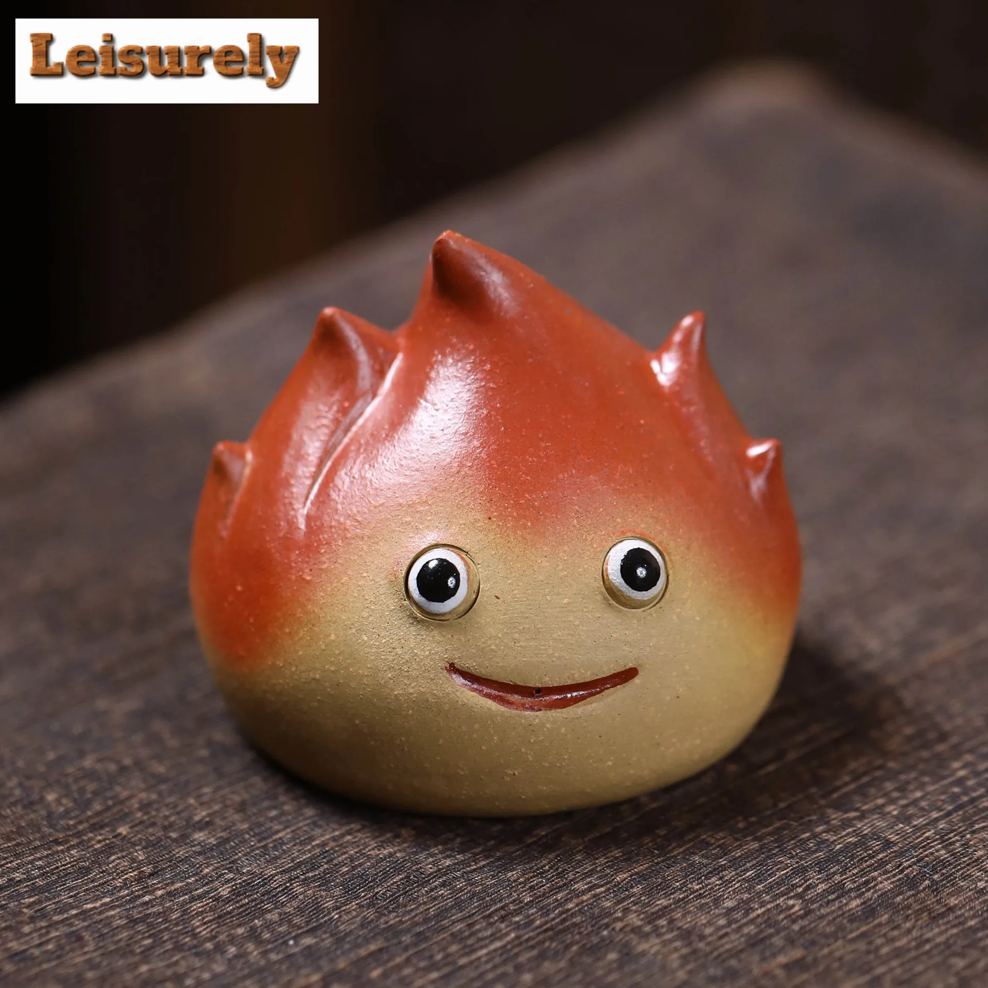 Yixing Purple Clay Dragon Fruit Tea Pet Japanese Flowerpot Landscaping Tea Figurine Play Toys Tea Statue Ornaments Accessories