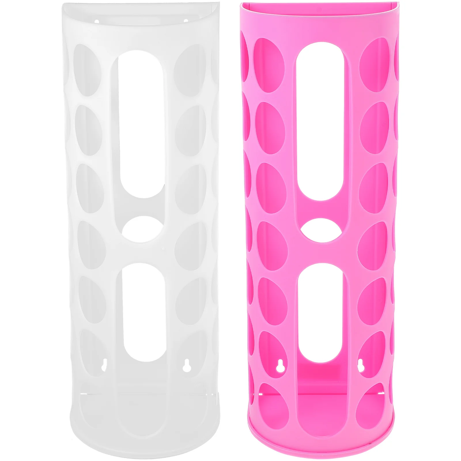 

2 Pcs Organizer Vinyl Roll Storage Rack Shelf Foldable Holder Plastic Craft Room Organizers and