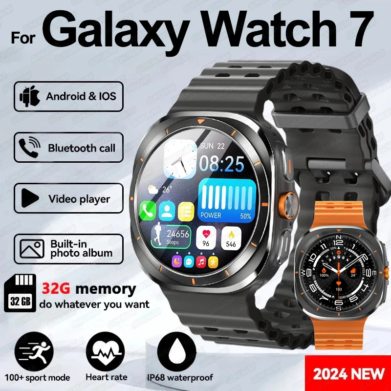 2024new Galaxy Watch 7 Ultra Smart Watch Men 32gb Memory Gps Nfc 1 5 Amoled Screen.jpg 2024new Galaxy Watch 7 Ultra Smart Watch Men 32gb Memory Gps Nfc 1 5 Amoled Screen.jpg