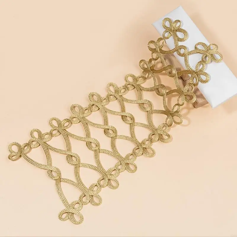 Polyester -Spitzen -Trimmbügeleisen auf Flecken Applikationen Nähen Verzierung Accessoire y08e – Detail 9