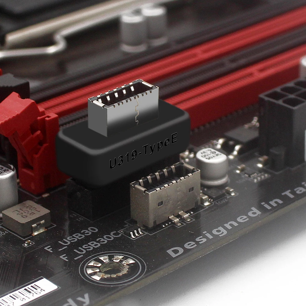 마더보드 USB 헤더 어댑터, USB 3.0 어댑터 커넥터, 19 핀, 20 핀, E 타입 내부 헤더-E 어댑터 커넥터