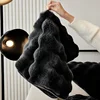 Warm Velvet Non-Slip Cushions Winter Thick Plaid Plush Sofa Cover  Living Room Flannel Couch Covers Universal Armrest Back Towel 2