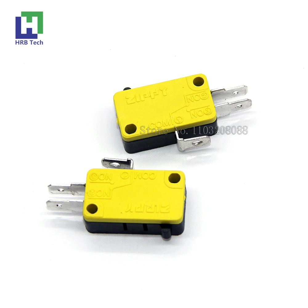 【関税込み】Pushbutton イエロー マイクロ スコート 50 PCS ZIPPY Style Microswitch 3pin micro switch for Arcade