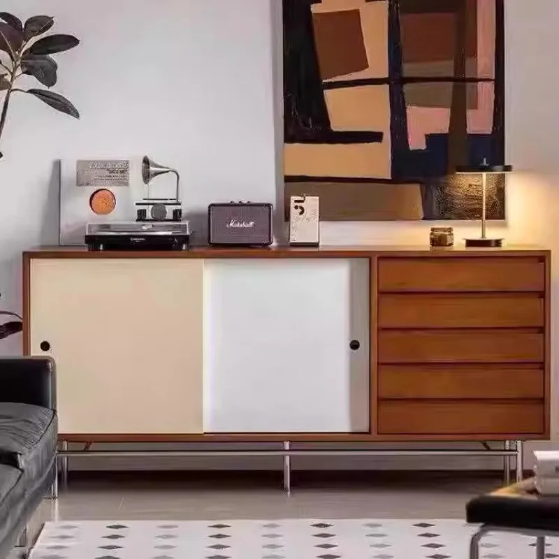 Modern Living Room Sideboards Simple Display Tea Water Storage Kitchen Cabinet et Drawers Dining Room Furniture Comedor FYSB