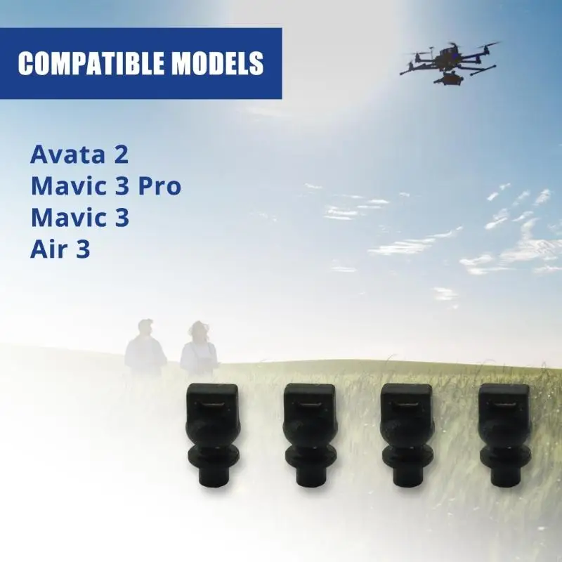 B2RD Pack of 4 High Elasticity Gimbals Shock Absorbers Rubber Dampers for UAV Drones Accessories