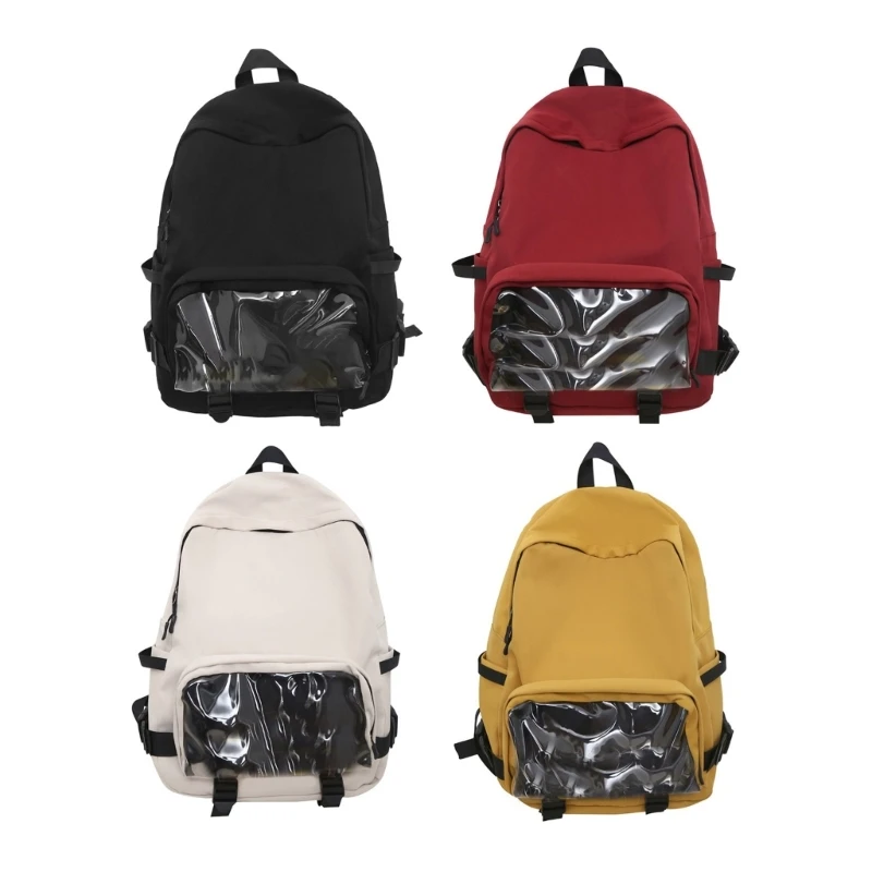 

Stylish and Spacious Clear Backpack for Students School Bag Laptop Backpack College Book Bags for Students