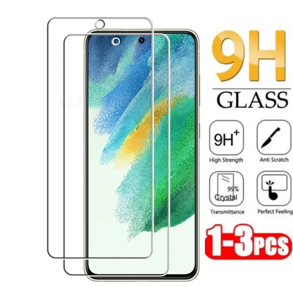 

Оригинальное закаленное стекло HD для Samsung Galaxy S21 FE 5G 6,4 "Galaxy S21FE SM-G990B G990, защитная пленка для экрана, защитная пленка