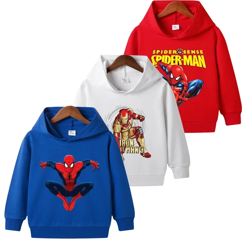 Children Hoodie Spiderman Kids 2-14 Years Old