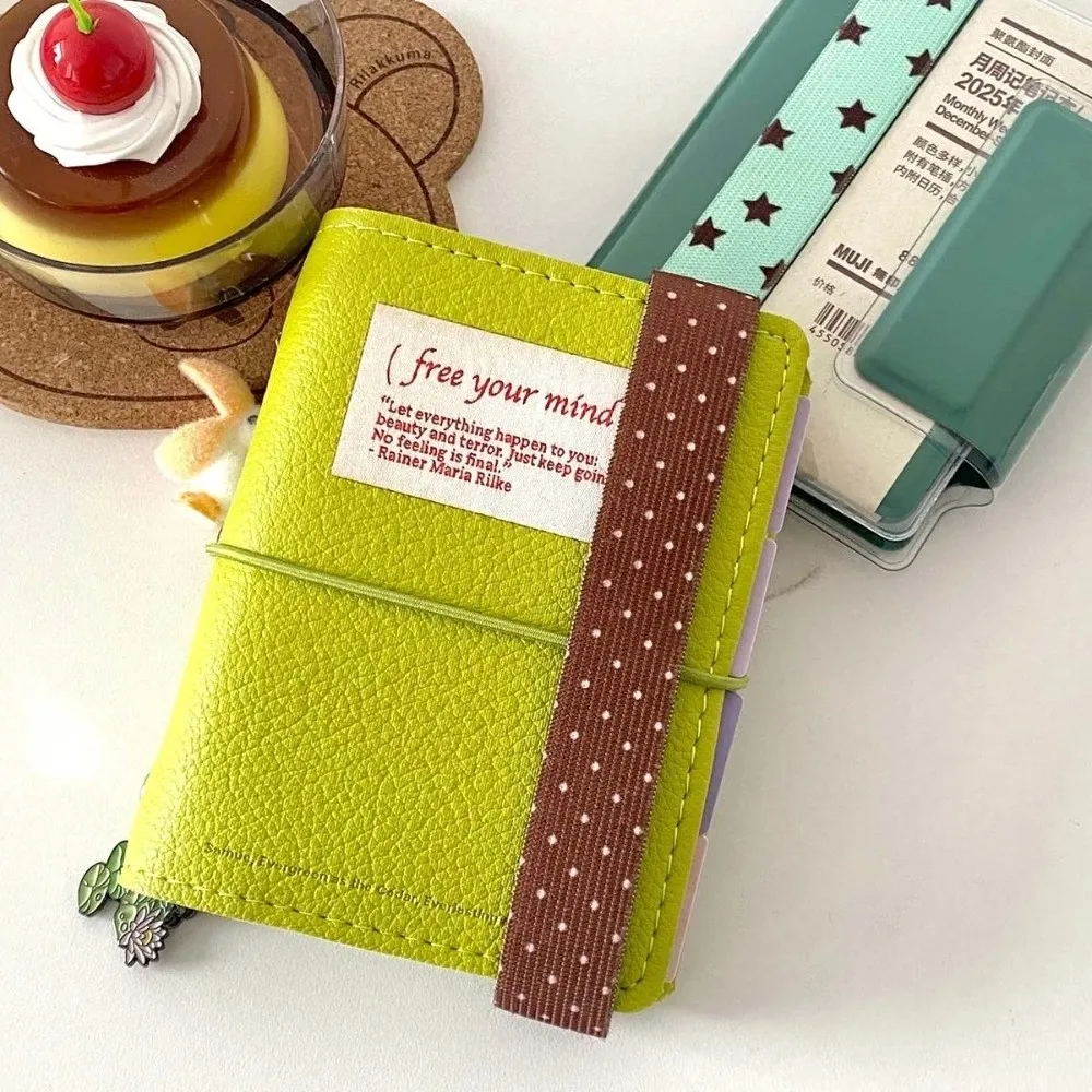 Verstellbare Notebook-Gurte, Loseblatt-Notizbuch, DIY-Dekoration, elastisches Band, niedlicher Stern-Binder-Gurt für A7 M5 Planer-Notizbuch – Detail 5
