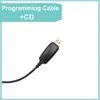 UV-K5 USB Programming Cable for Baofeng UV-5R Quansheng K6 UV5R Plus UV 13 UV 17 Pro Programming Cable Driver With CD Software 6