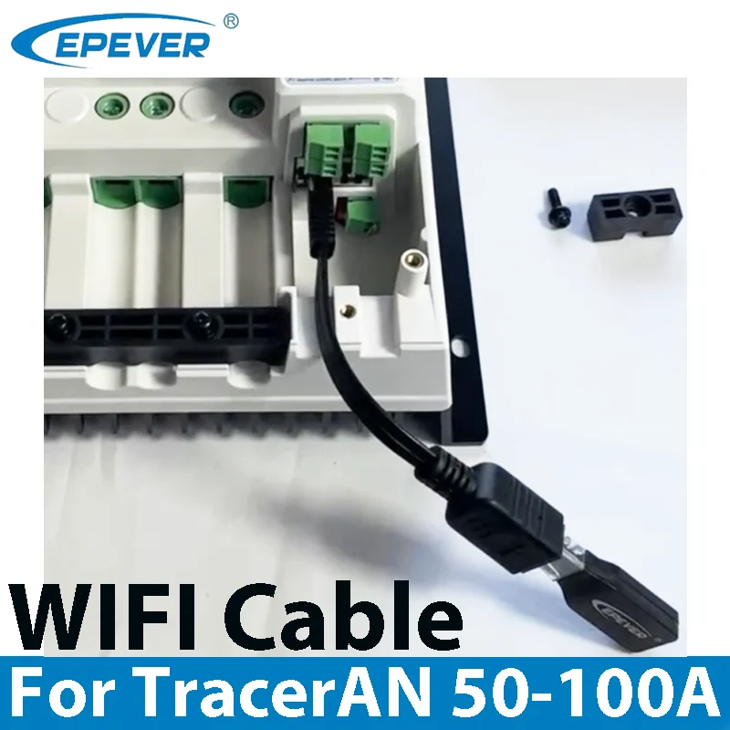 EPEVER WiFi2.4G RJ45 D WiFi Adapter for MPPT Solar Charge Controller Communication Monitoring by Mobile Phone App
