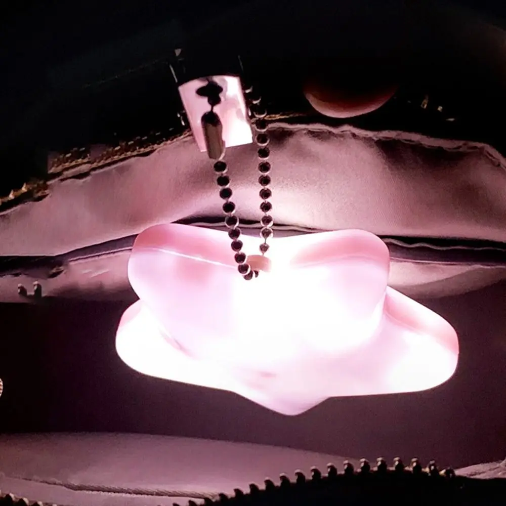 Gifts Motion Sensor LED Handbag Lamp Touch Control Star-shape Purse Light Heart Shaped with Clip Handbag Light Camping