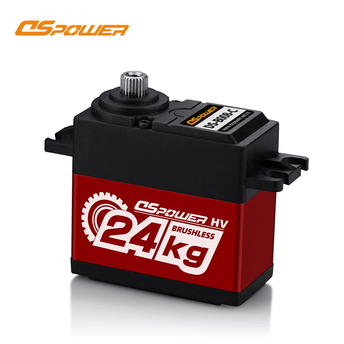 

DSpower 24KG brushless Servo Metal Pinion Gear Waterproof Servos high speed large torque for TRX 1/8 1/10 RC Car High-Speed Cars