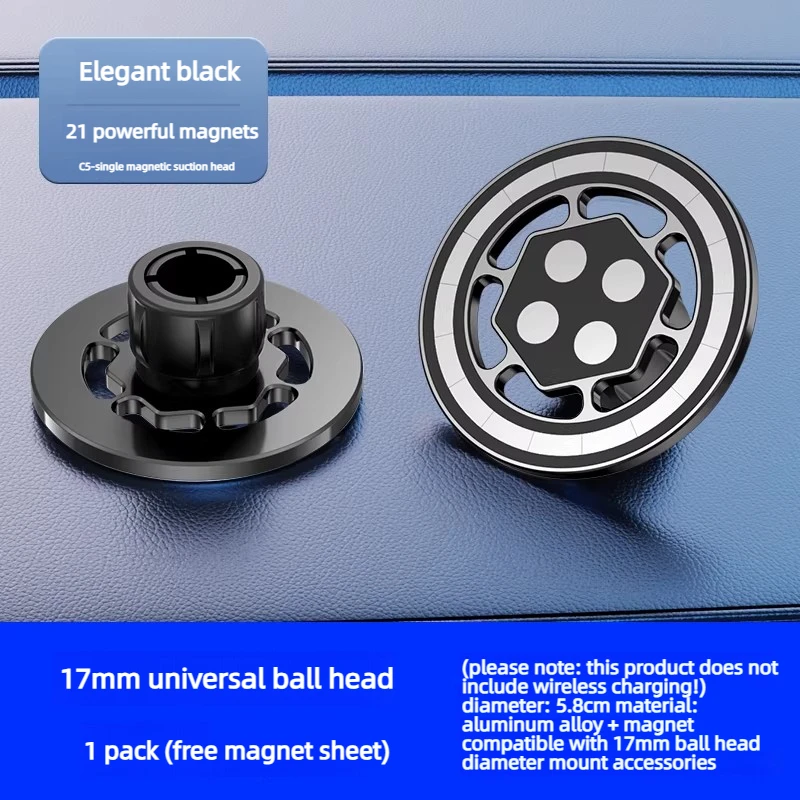 Universal Magnetic Base for Car Phone Holder - Enhanced Stability and Convenience