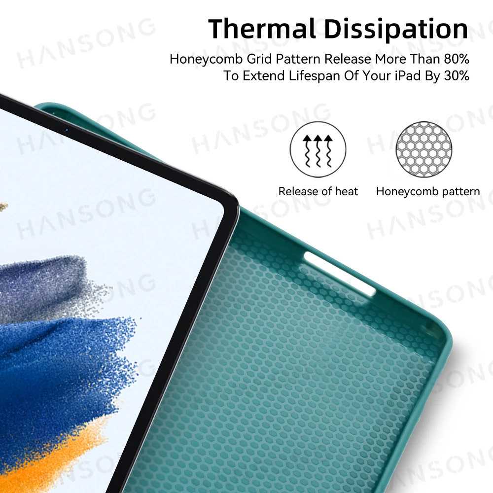 Capa de Tablet de Couro Inteligente para Samsung Galaxy Tab a7 Lite 8.7 a7 10.4 a8 10.52023 2023 s6 Lite 10.4 s7 s8 s9 11 - Imagem 5