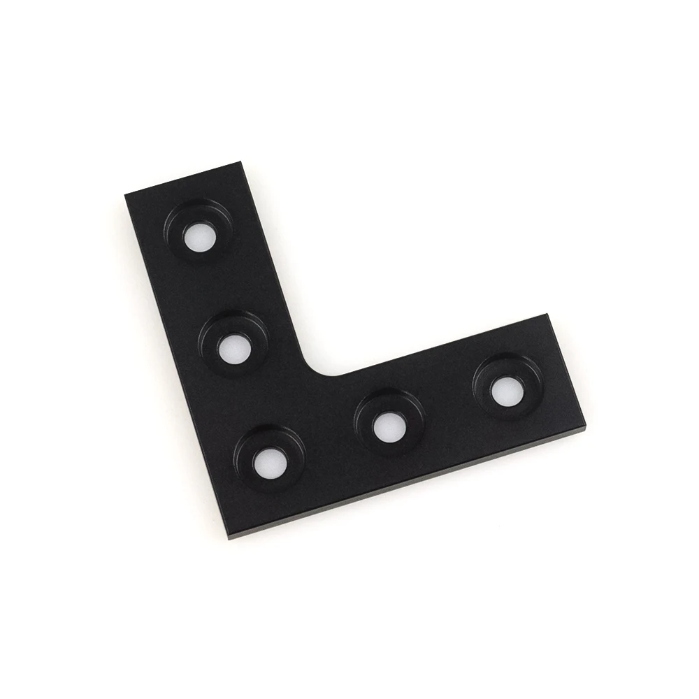 Cornières D'angle En Aluminium 90 Degrés - Série 2020 - Noires - Lot De 4 - Uxcell