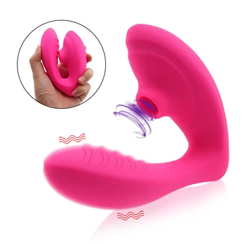 Nipple Sucker Vibrators Clitoris Stimulator Dildo Sucking Vibrator for Women Licking Tongue Oral Sex Toy For Adult Massager Clit 1