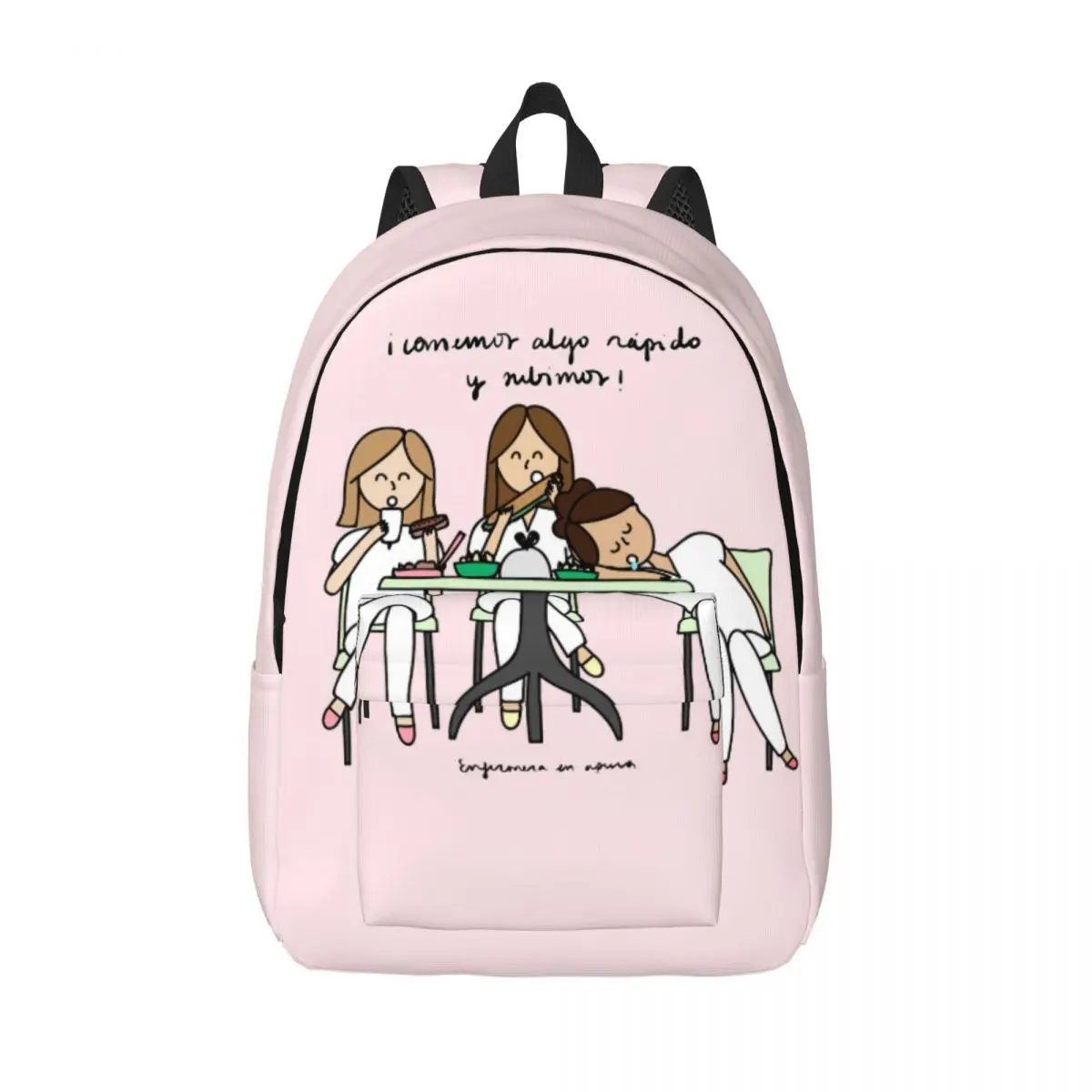 

Backpack for Preschool Primary School Student Enfermera En Apuros Doctor Nurse Medical Health Book Bags Boy Girl Kids Daypack