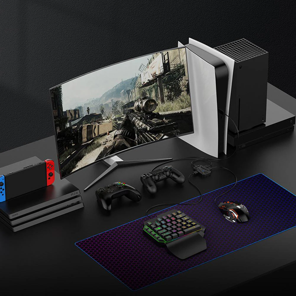   Ʈ Ű, RGB 콺  ޺ Ʈ, PS4, PS5   Ű, 콺 ޺