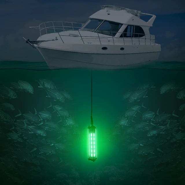 Hot selling 600w Lighting Deep Water Dimmable Underwater Poly Squid Led  600w Underwater Green Fishing Light
