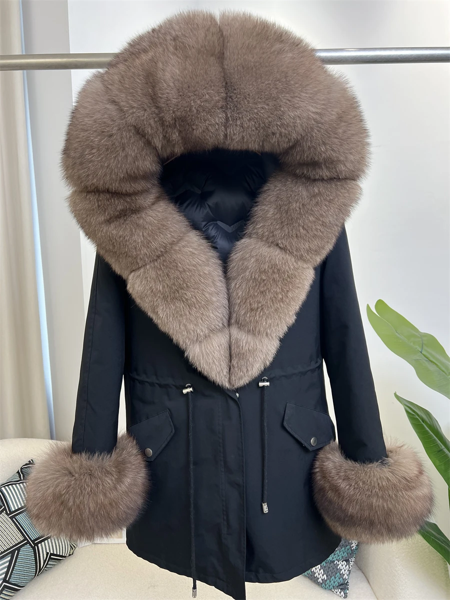 OFTBUY 2022 Real Fur Coat Winter Jacket Women main image 0