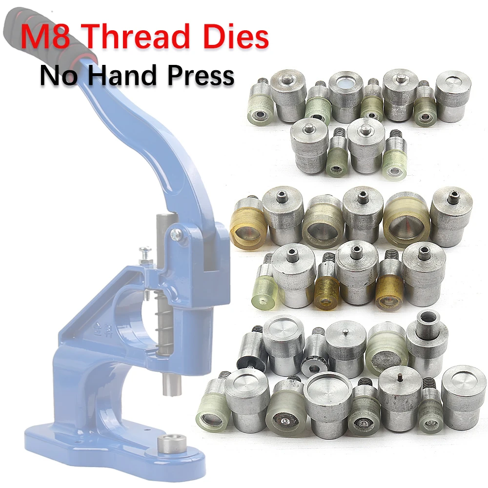 Snap Buttons Tools Sewing Buttons Hand Press Machine Dies for Leathercraft Clothing Jeans