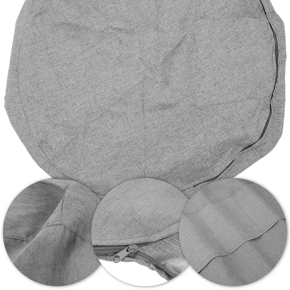 1/2Pcs Lazy Sofa Cover Soft Comfortable Sofa Chair Decorative Breathable Chair Sofa Cover with 3 Side Pocket for Furniture Decor