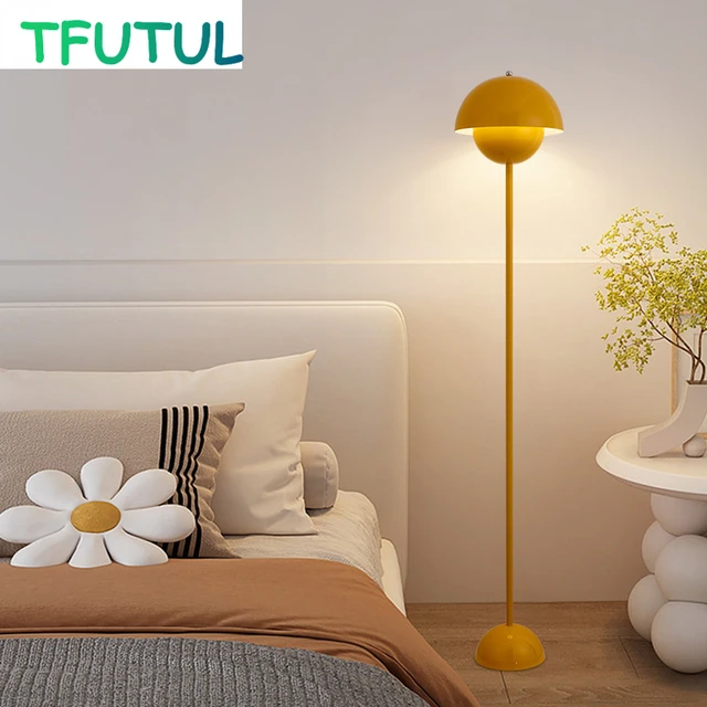 Danish Pod Led Floor Lamps for Living Room Bedroom Bedside Lamp Sofa Side Decorative Standing Lights Indoor Lighting Fixtures