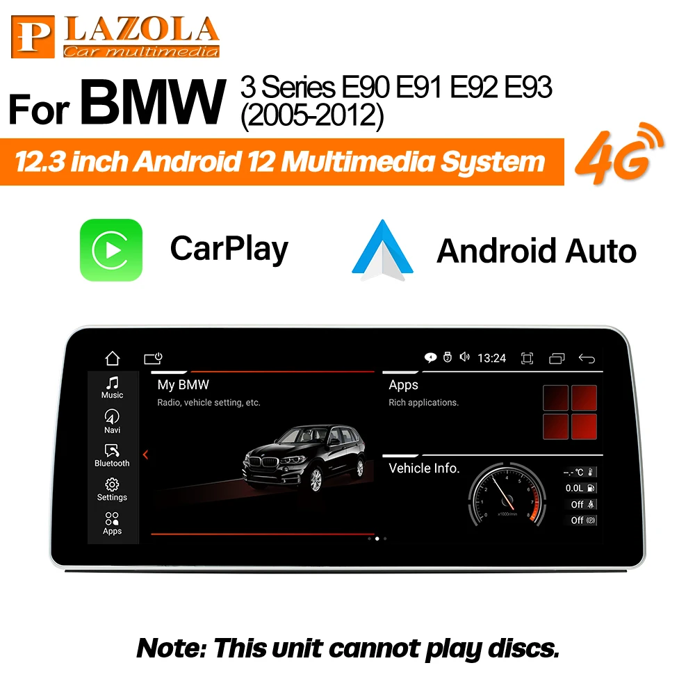 Android 12 Car Multimedia Gps Player For Bmw 3 Series E90 E91 E92 E93