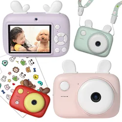 Children Digital Camera Toys Dual 40MP Photo 1080P HD Video Camera Toys For Kids Candy Color Mini Camera Children Birthday Gifts