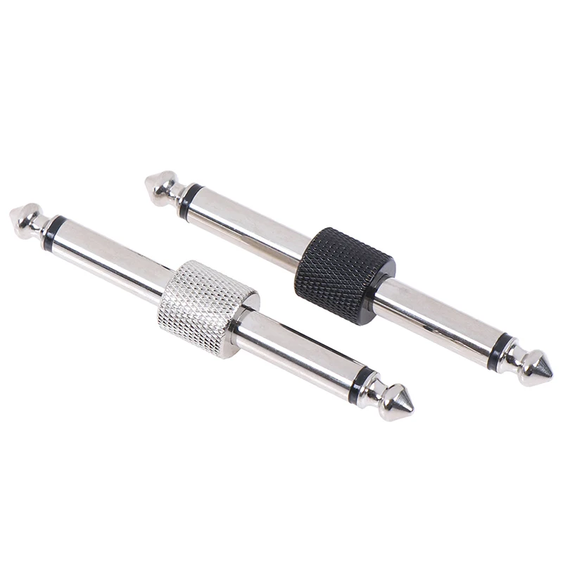 6.35 mm Guitar Effects Pedal Connector Coulper Jack Interface Cable Adaptor Electric Pedal Pedalboard Board Accessories