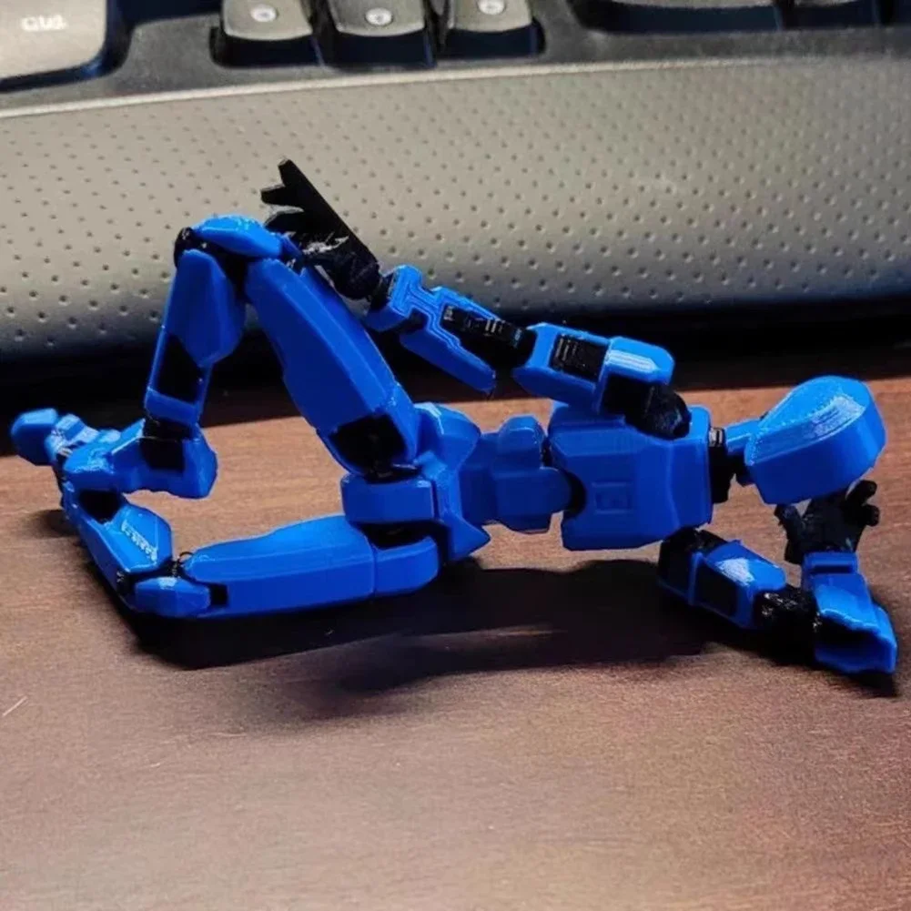 3D Printed Toy Multi-Jointed Movable Lucky 13 Action Figures Full Body Assembly Completed Dummy Toys Birthday Gifts