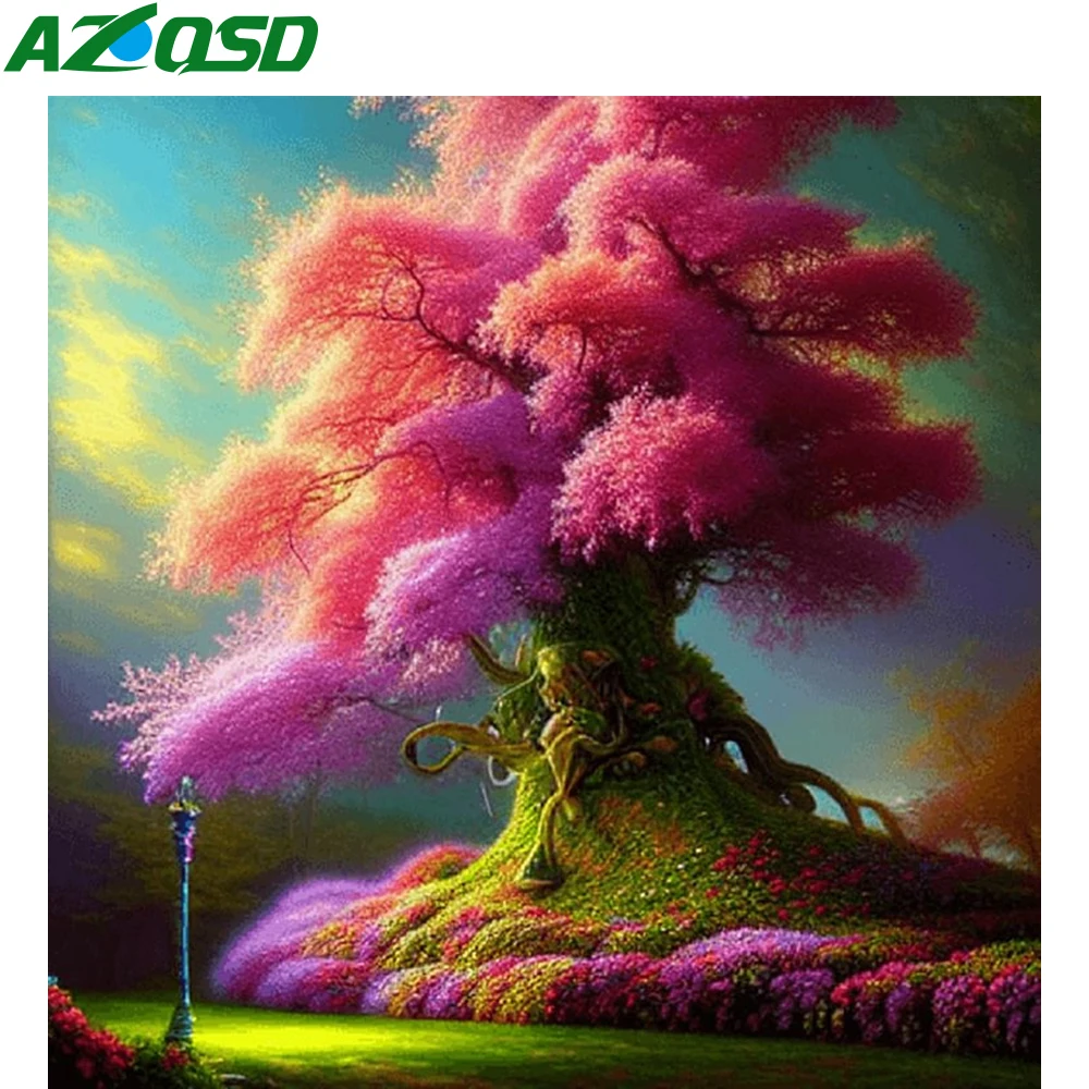 

AZQSD Алмазная вышивка Медведь животных мозаика Стразы фотографии художественная живопись мультфильм 30x30 см домашний декор наборы для вышивки крестом